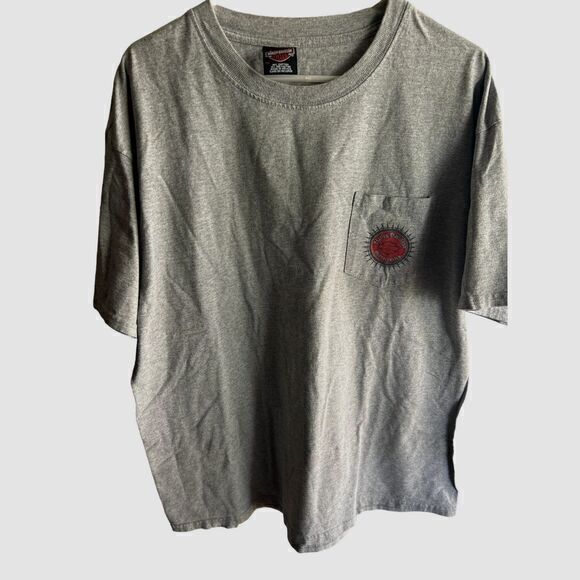Harley Davidson T-Shirt short Sleeves Motorcycle Size xl Gray - Picture 1 of 4
